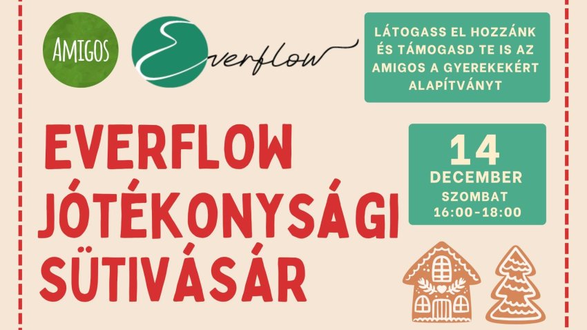 Jótékonysági Sütivásár az Everflow Pilates Szalonban